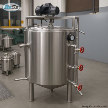Pasteurizador lento 500 litros eléctrico